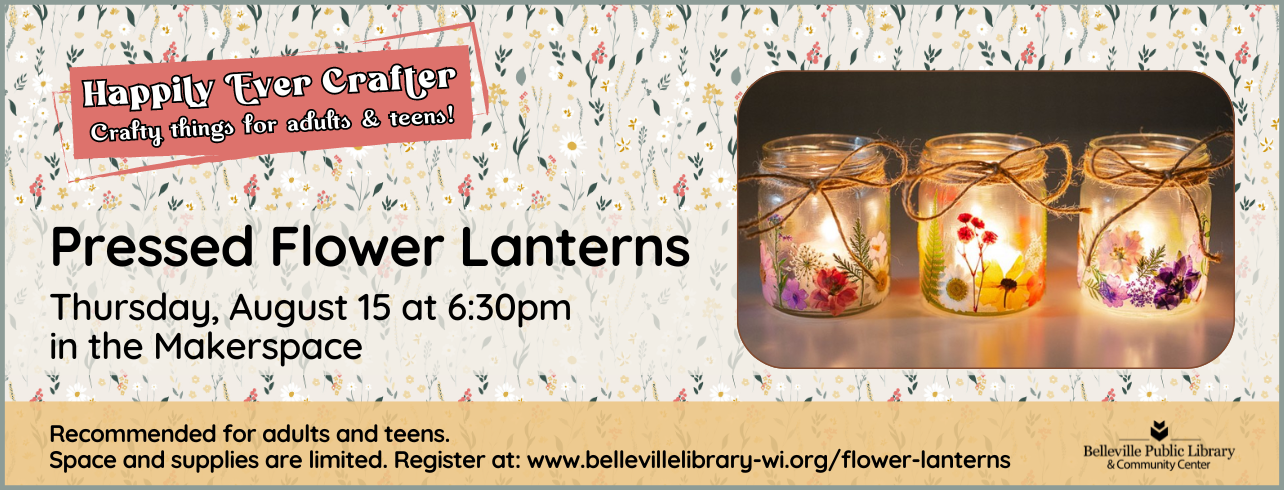 Pressed Flower Lanterns