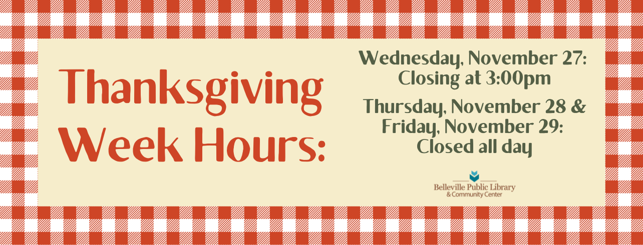 Thanksgiving Week Hours